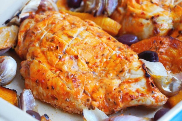 Harissa Chicken Traybake 2