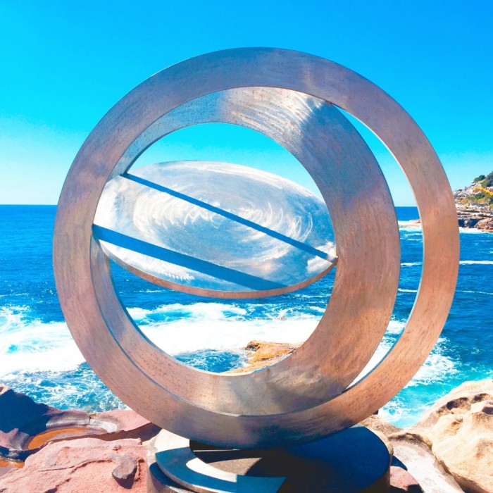 Inge King, Celestial Rings i 2014, Sculpture by the Sea