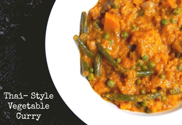 Meatless Monday – Thai-Style Vegetable Curry
