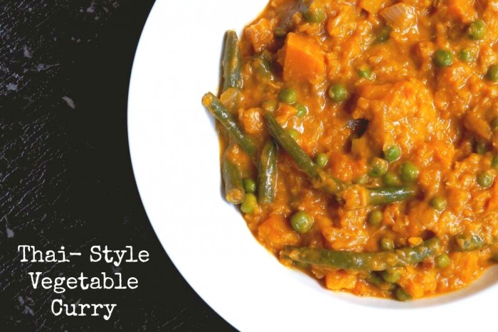 Thai Style Vegetable Curry 1