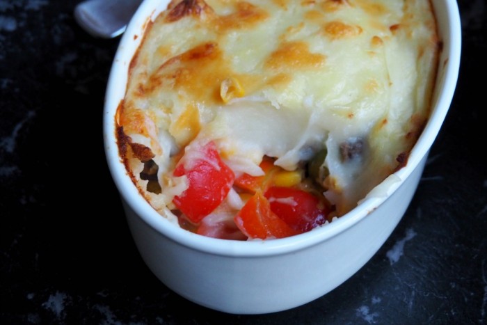 Corn, Capsicum and Mushroom Pudding 3