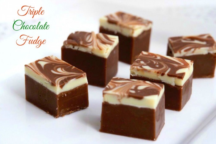 Triple Chocolate Fudge 1