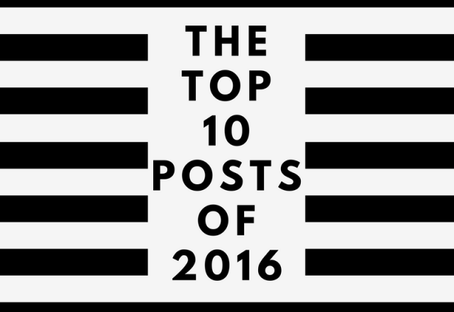 The 10 Most Popular Posts of 2016