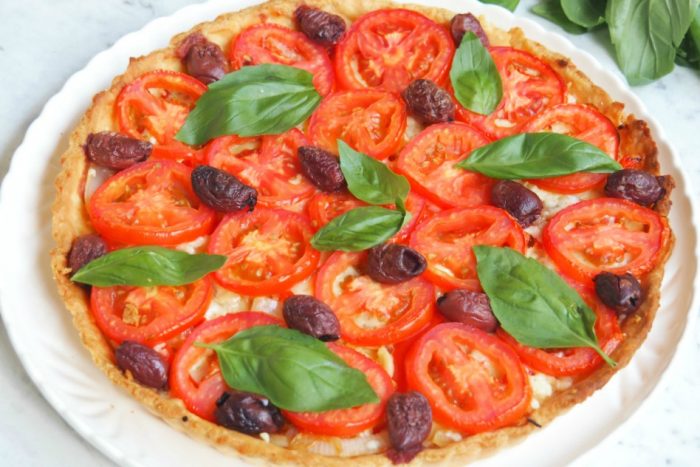 Warm Tomato and Olive Tart 2