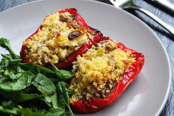 Halloumi Stuffed Capsicums 3