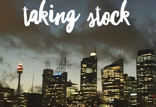 Taking Stock – January