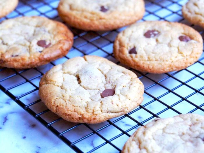 melt and mix choc chip cookies 4