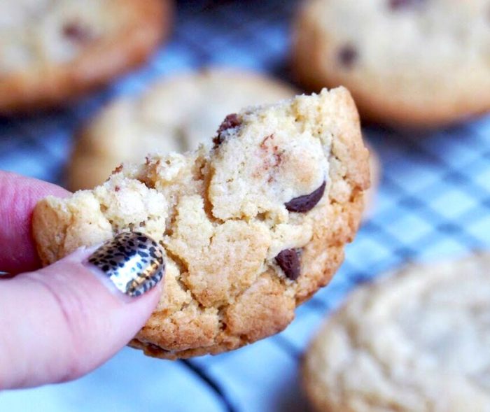 melt and mix choc chip cookies 5