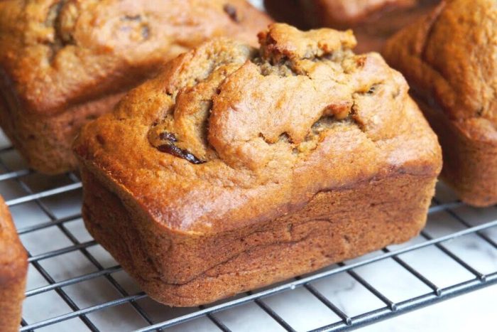 Raisin and Walnut Mini Banana Loaves 4