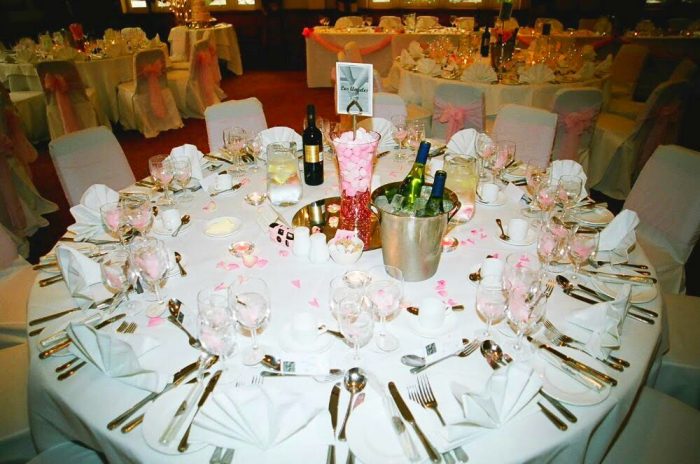 10 on 10 wedding tables