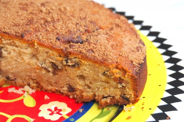 Apple banana and sultana cake 3