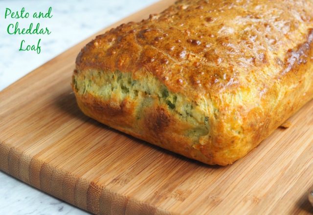 Pesto and Cheddar Loaf