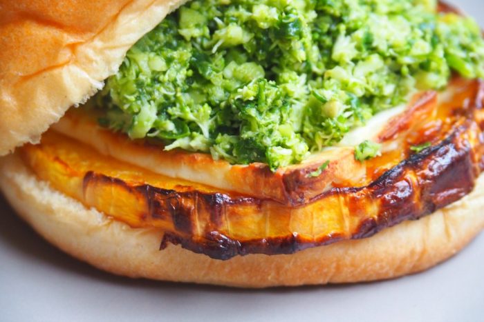 Butternut and Halloumi Burgers with Green Tabouli 3