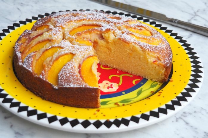 Lemony Peach cake 3