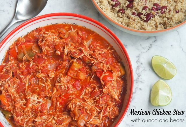 Mexican Chicken Stew with Quinoa and Beans