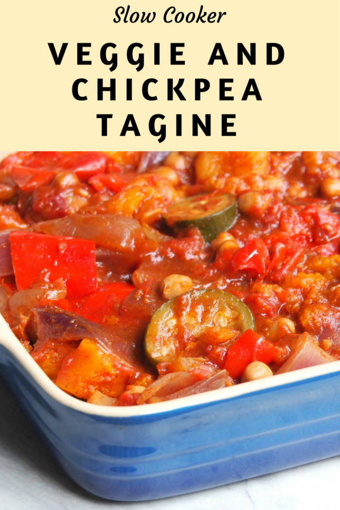 Slow Cooker Veggie and Chickpea Tagine - The Annoyed Thyroid