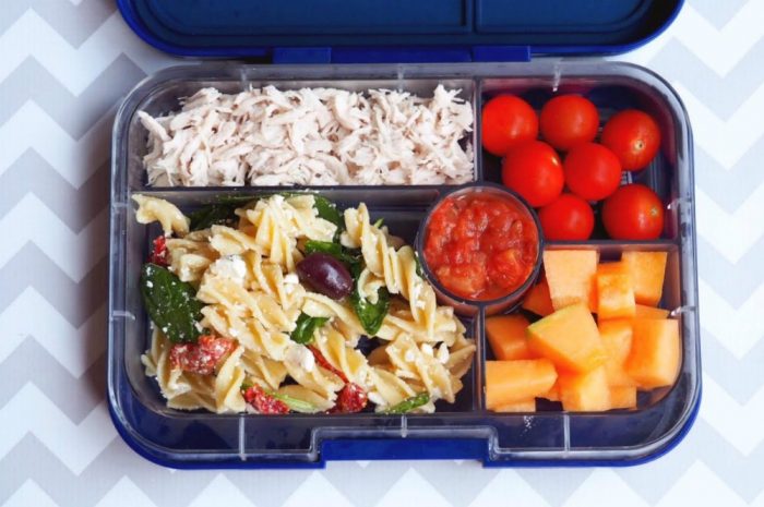 Easy antipasto salad - lunch box