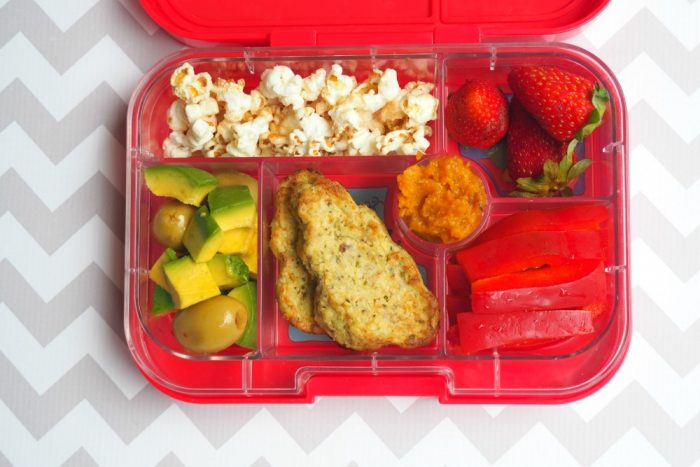 Cheesy Cauliflower Pesto Clouds yumbox