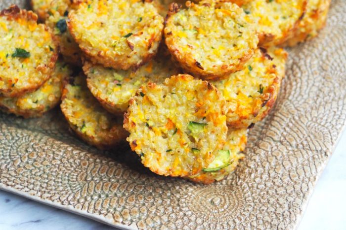 cheesy quinoa bites yum box