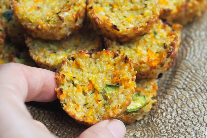 cheesy quinoa bites 