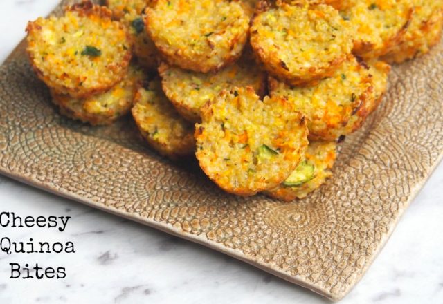 Cheesy Quinoa Bites