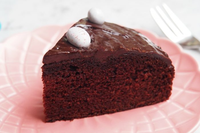 Naughty Chocolate Fudge Cake