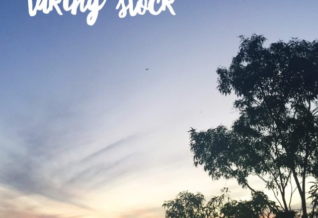 Taking Stock – March