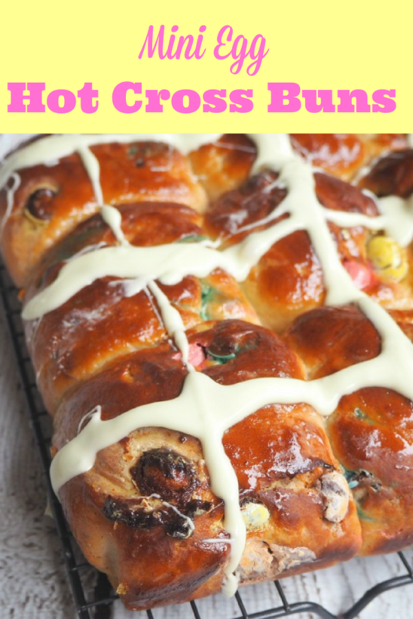 Mini Egg Hot Cross Buns 