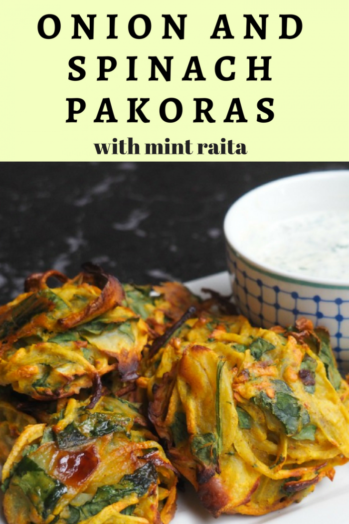 Onion and Spinach Pakoras - The Annoyed Thyroid