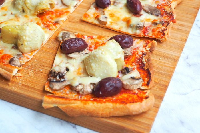 PAM - parmesan, artichoke and mushroom pizza 5