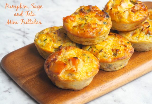 Meatless Monday – Pumpkin, Sage and Feta Mini Frittatas