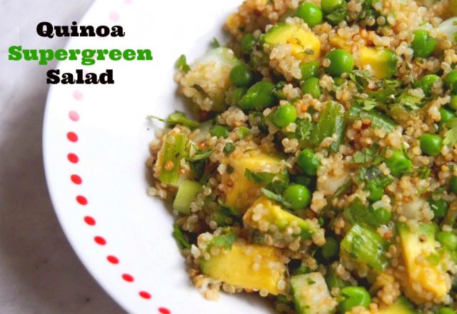 Meatless Monday – Quinoa Supergreen Salad