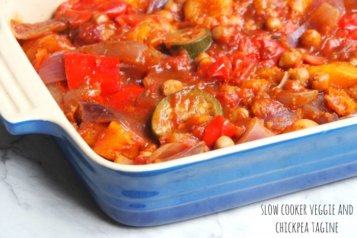 Slow Cooker Veggie and Chickpea Tagine