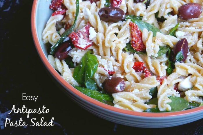 Easy Antipasto Pasta Salad