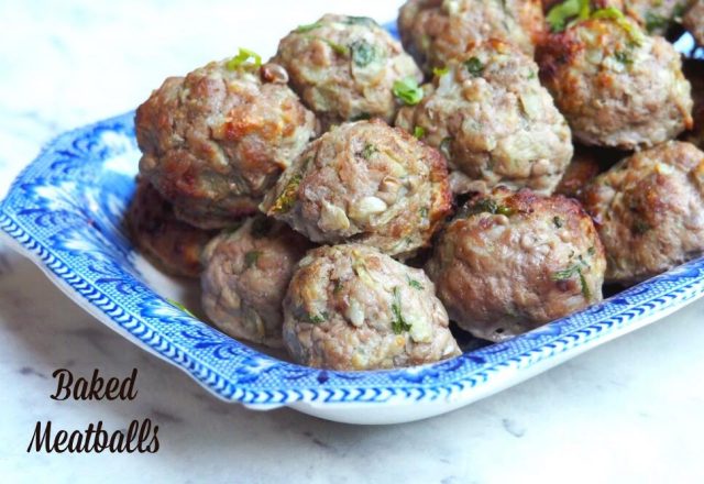 Baked Meatballs