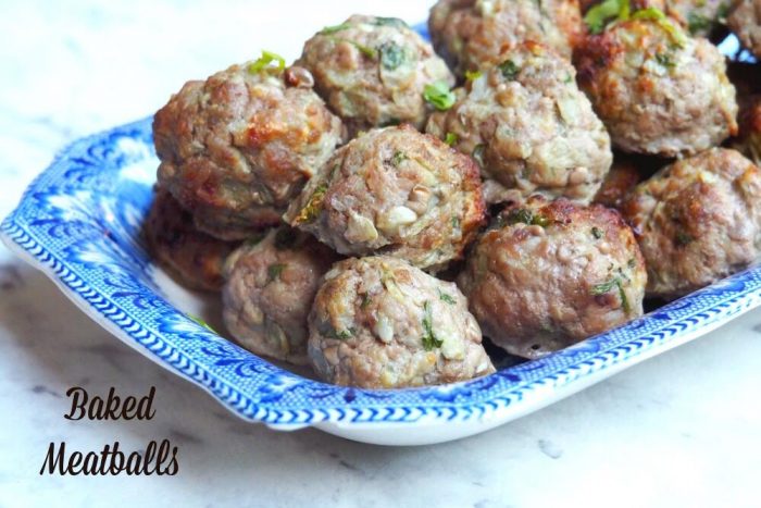 Baked Meatballs