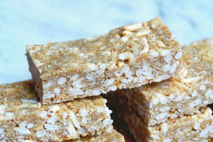 No bake granola bars