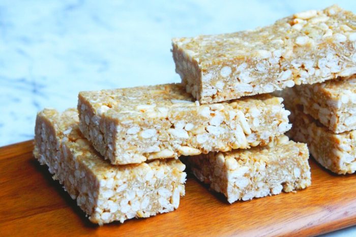 No bake granola bars