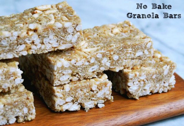 Thermomix No Bake Granola  Bars