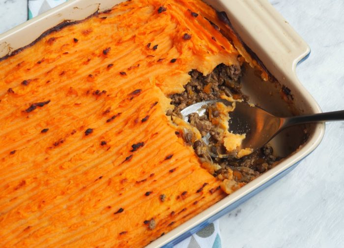 sweet potato shepherds pie