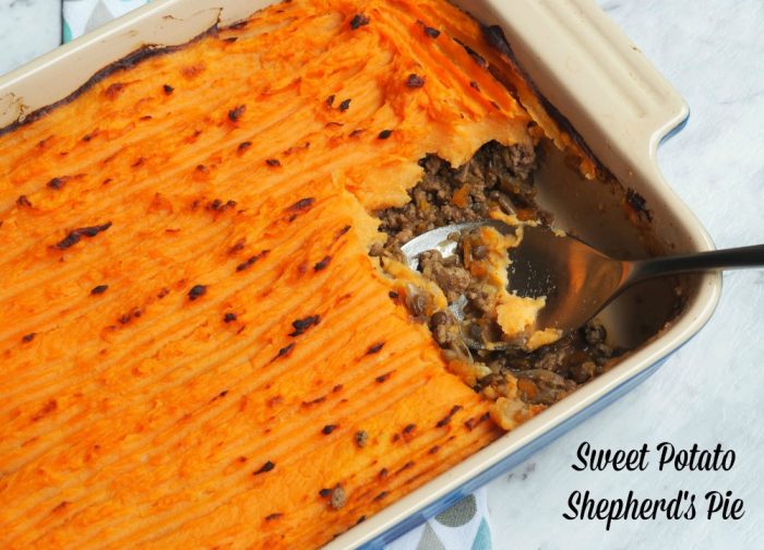 Sweet potato shepherd's pie