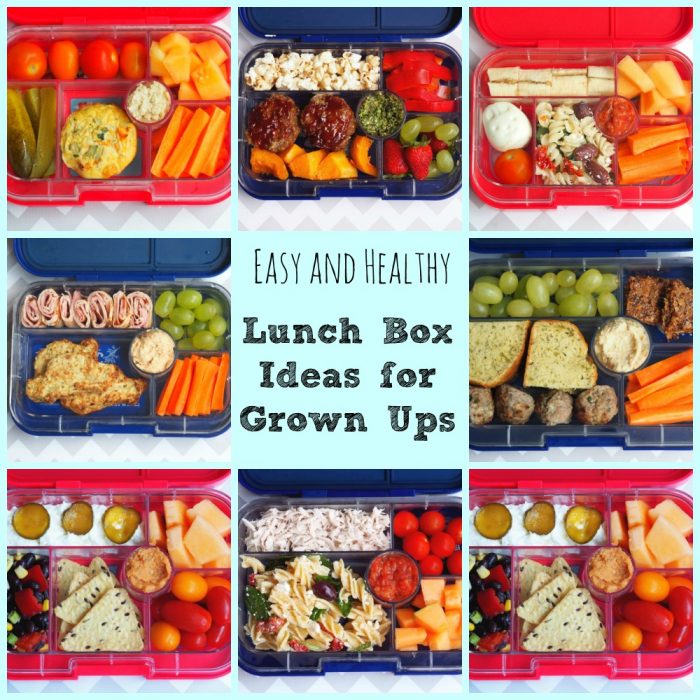 Easy and healthy lunch box ideas for grown ups