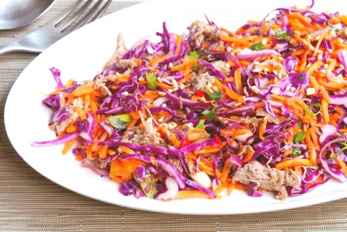Pulled Pork Asian Salad