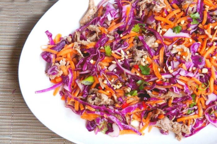 Pulled Pork Asian Salad