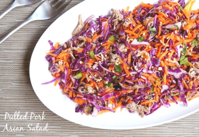 Pulled Pork Asian Salad