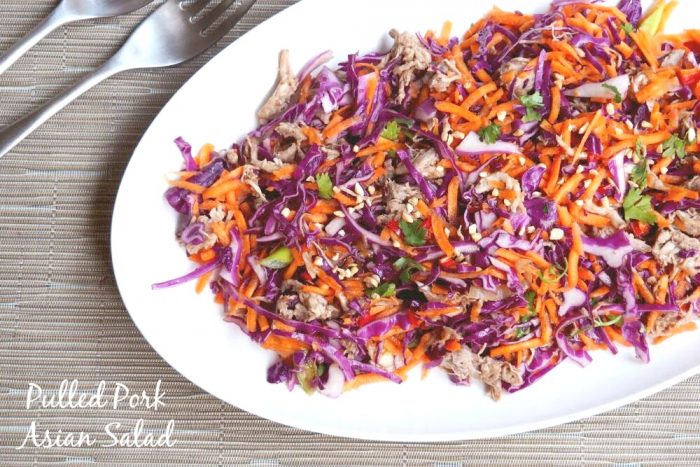 Pulled Pork Asian Salad