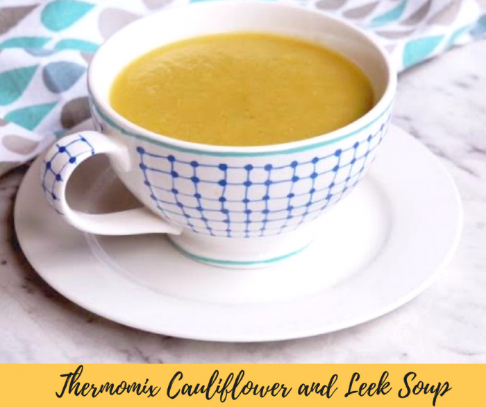 Thermomix Cauliflower and Leek Soup