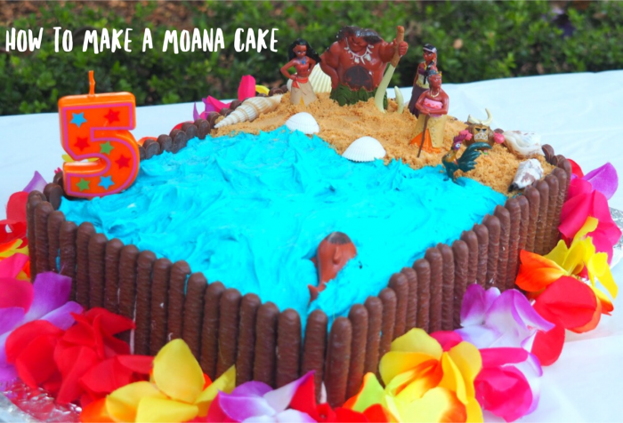 How to make a Moana cake