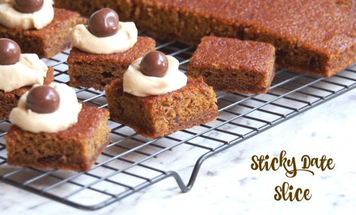 Sticky Date Slice