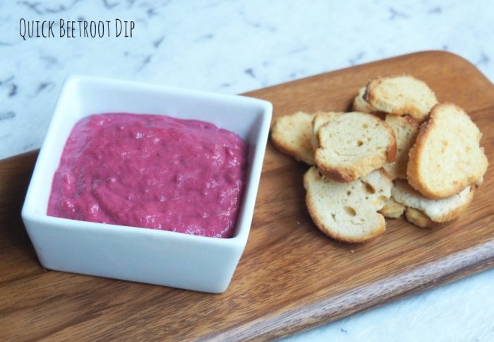 quick beetroot dip